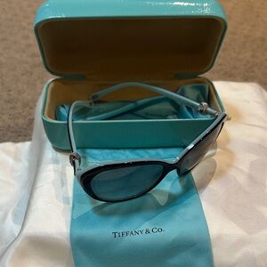 Tiffany & Co. Black and Blue Sunglasses